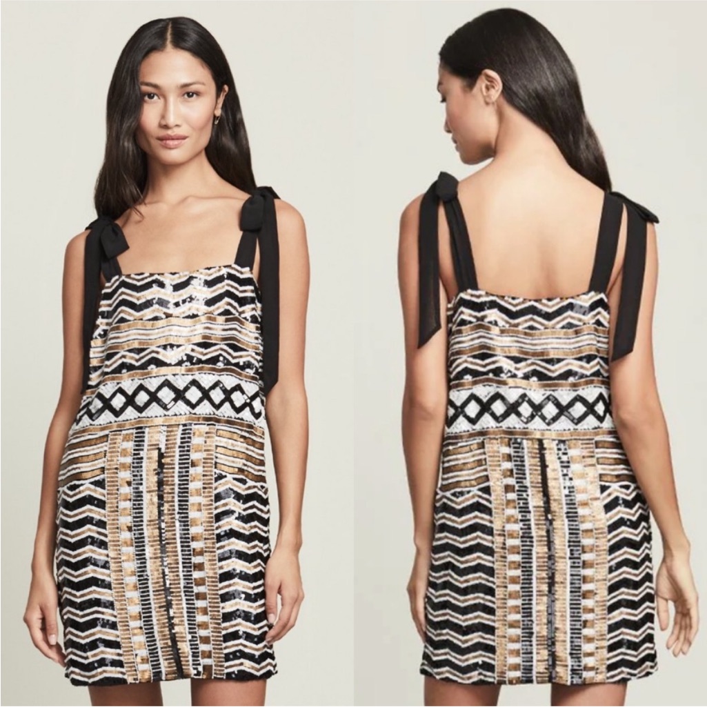 Veronica Beard Meryl Beaded Embellished Dress - Nwot